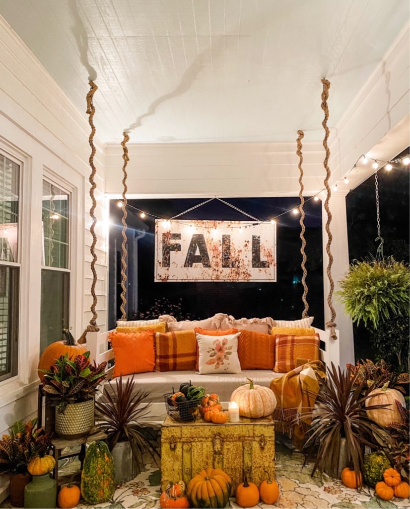 Cozy Fall Porch