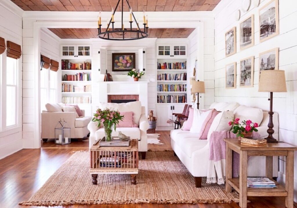 Simply Southern Cottage Spring Living Room