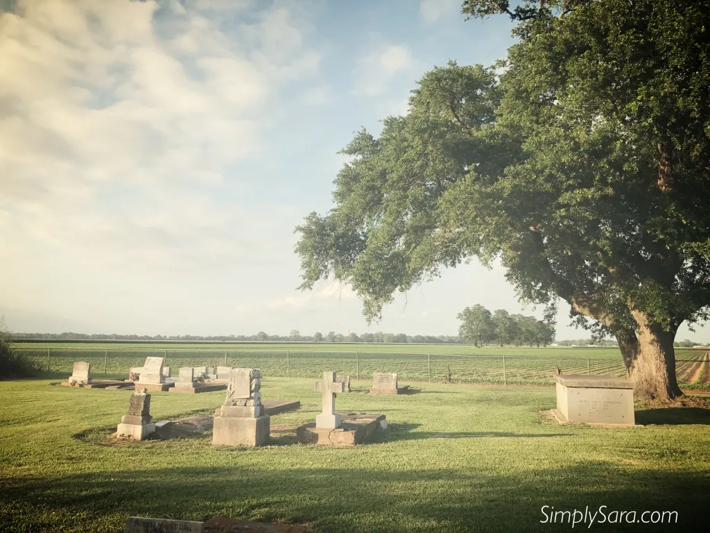 Community Church Cemetery in Central Louisiana 
