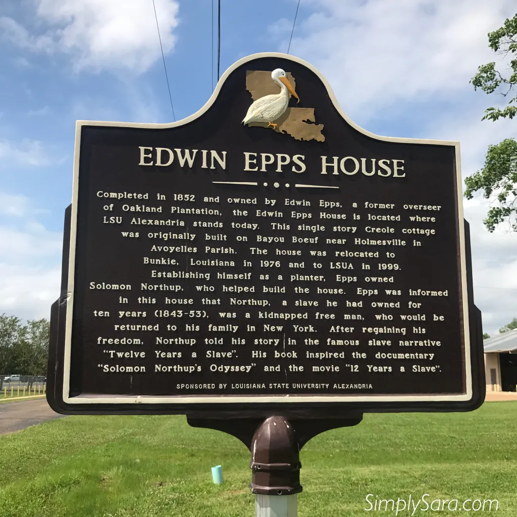Edwin Epps House in Central Louisiana