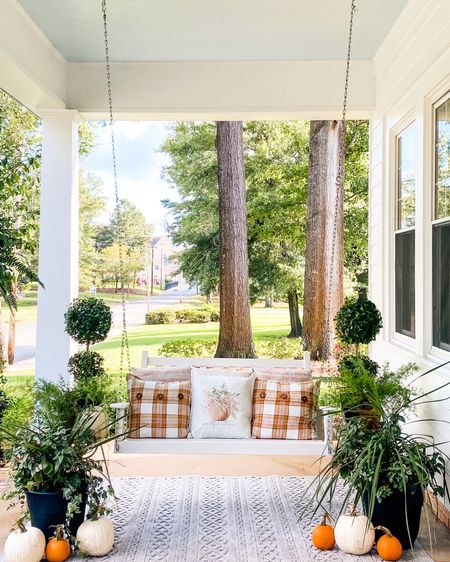 Simply Southern Cottage Fall Porch